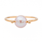 Bague 58 Bague en or rose 18 carats sertie d’une perle 58 Facettes 3083738CN