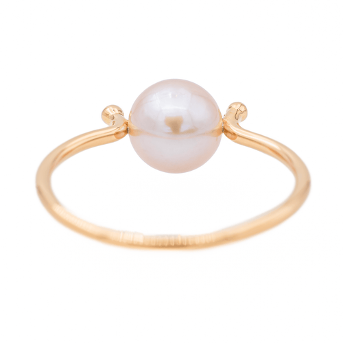 Bague 58 Bague Or rose Perle 58 Facettes 3083738CN