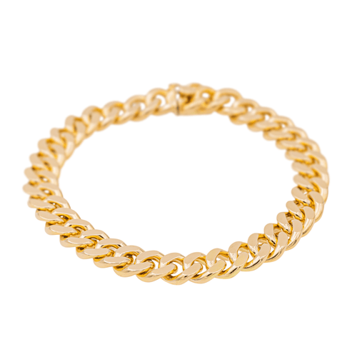 Bracelet Bracelet gourmette en or rose 18 carats 58 Facettes 3085937CN