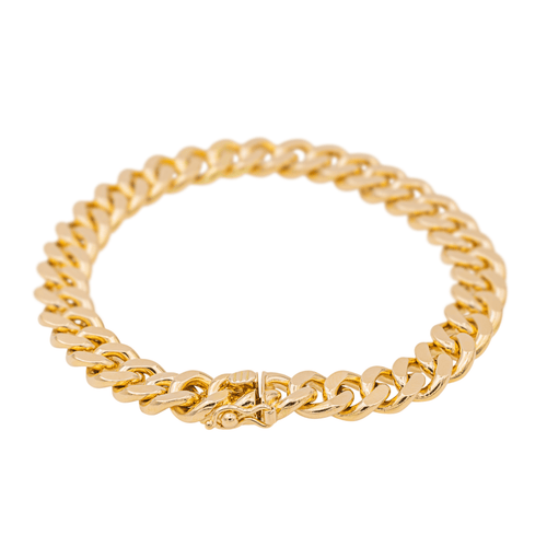 Bracelet Bracelet gourmette en or rose 18 carats 58 Facettes 3085937CN