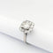 Bague 59 Bague Pompadour en or blanc 18 carats et platine avec diamants 58 Facettes 30884