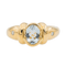 Bague 50 Bague en or jaune 18 carats avec aigue-marine et diamants 58 Facettes 3088690CN