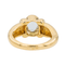 Bague 50 Bague en or jaune 18 carats avec aigue-marine et diamants 58 Facettes 3088690CN