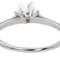 Bague 57 Bague solitaire en or blanc 18 carats avec diamant 58 Facettes 3090581CN