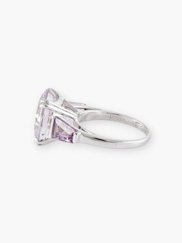 Bague 48 Mauboussin - Bague sertie d’améthyste en or blanc 58 Facettes 130104