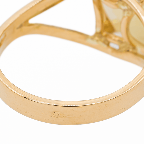 Bague 53 Bague Or jaune Citrine 58 Facettes 3105051CN