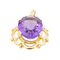 Pendentif Pendentif en or jaune 18 carats avec améthyste 58 Facettes 3105058CN