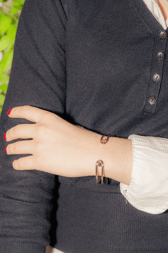 Bracelet Bracelet Jonc Or jaune Diamant, Saphir 58 Facettes 3105930CN