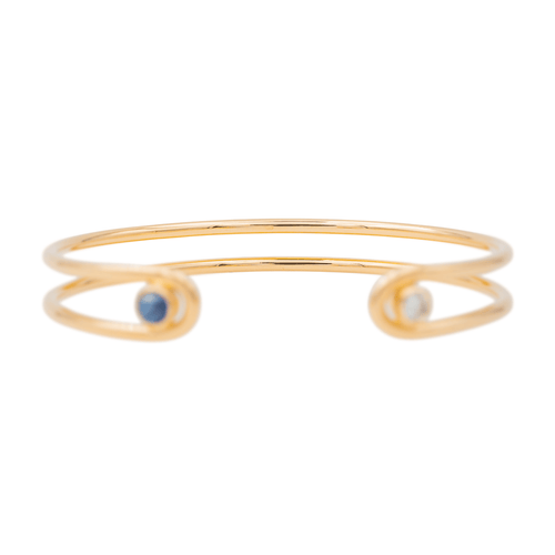 Bracelet Bracelet Jonc Or jaune Diamant, Saphir 58 Facettes 3105930CN