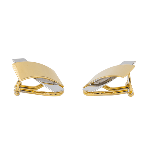 Boucles d'oreilles Boucles d'oreilles Clips Or jaune, Or blanc 58 Facettes 3105952CN