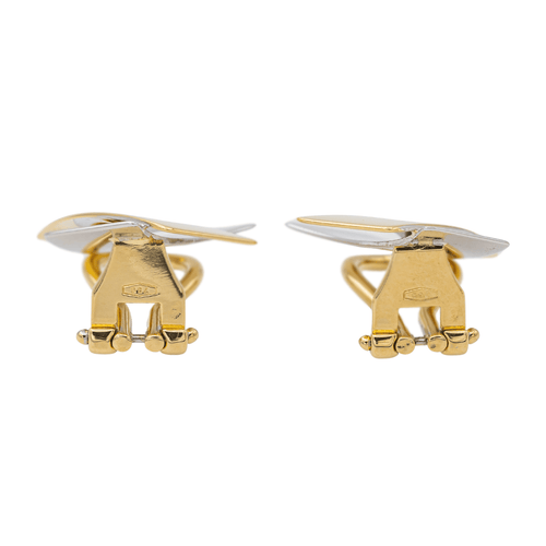 Boucles d'oreilles Boucles d'oreilles Clips Or jaune, Or blanc 58 Facettes 3105952CN