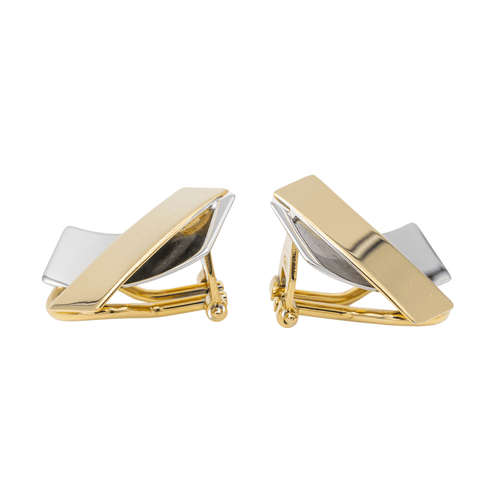 Boucles d'oreilles Boucles d'oreilles Clips Or jaune, Or blanc 58 Facettes 3105952CN