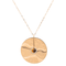 Collier Collier Or rose Œil de tigre 58 Facettes 3105959CN