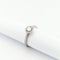 Bague 53 Bague en or blanc 18 carats et diamants 58 Facettes 31068
