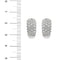 Boucles d'oreilles Boucles d'oreilles en or blanc 18 kt avec diamants taille brillant 58 Facettes 31073
