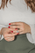 Bague 47 Bague toi et moi en or blanc 18 carats, perles et diamants 58 Facettes 3110014CN