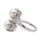 Bague 47 Bague Toi et moi Or blanc Perle, Diamant 58 Facettes 3110014CN