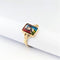 Bague 54 Bague en or jaune 18 carats et émail 58 Facettes 31134
