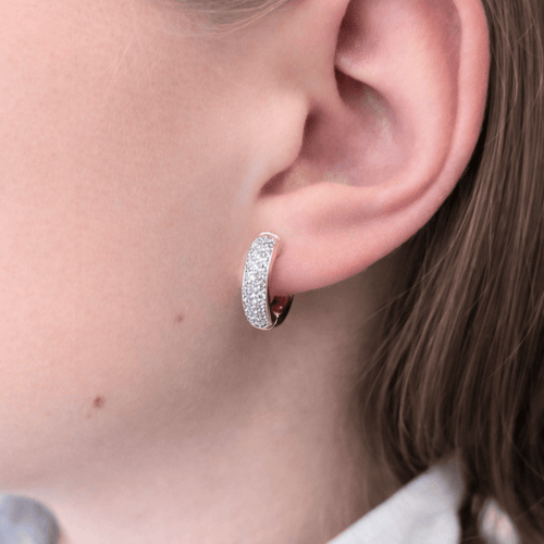Boucles d'oreilles Boucles d'oreilles en or jaune 18 carats et diamants 58 Facettes 31136