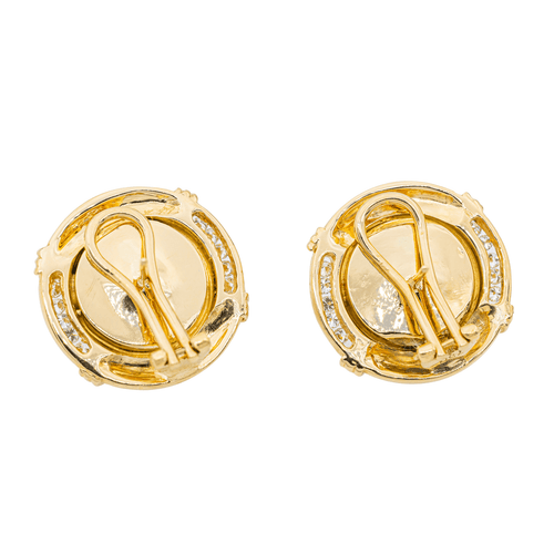 Boucles d'oreilles Boucles d'oreilles Or jaune Perle, Diamant 58 Facettes 3118588CN