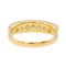 Bague 52 Bague demi-alliance en or jaune 18 carats et diamants 58 Facettes 3118592CN