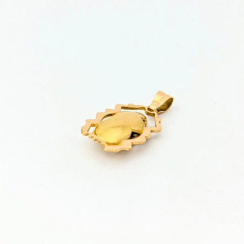 Pendentif Pendentif animalier en or jaune 18 carats et émeraudes 58 Facettes 31188