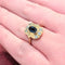 Bague 58 Bague en or jaune 18 carats avec diamants et saphir 58 Facettes 31192