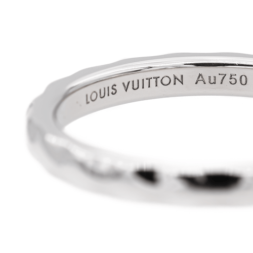 Bague 55 Louis Vuitton Bague Alliance  Or blanc 58 Facettes 3120963CN