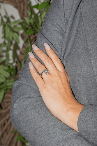 Bague 54 Bague Or jaune, Or blanc Topaze, Diamant 58 Facettes 3123435CN