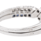 Bague 54 Bague Or blanc Saphir, Diamant 58 Facettes 3124049CN