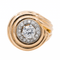 Bague 50.5 Bague en or rose 18 carats et platine sertie de diamants 58 Facettes 3132890RV