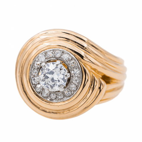 Bague 50.5 Bague Or rose, Platine Diamant 58 Facettes 3132890RV