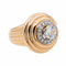 Bague 50.5 Bague en or rose 18 carats et platine sertie de diamants 58 Facettes 3132890RV