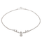 Collier Collier feuille en or blanc 18 carats et diamants 58 Facettes 3132893RV