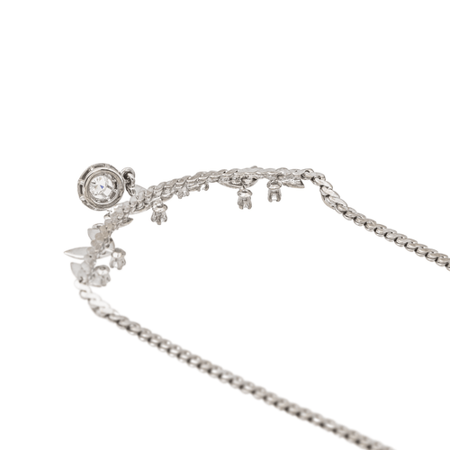 Collier Collier Feuille Or blanc Diamant 58 Facettes 3132893RV