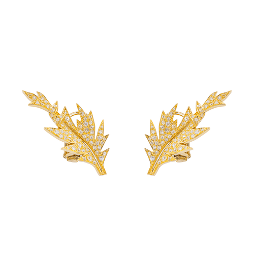 Boucles d'oreilles Boucles d'oreilles Or jaune Diamant 58 Facettes 3132894RV