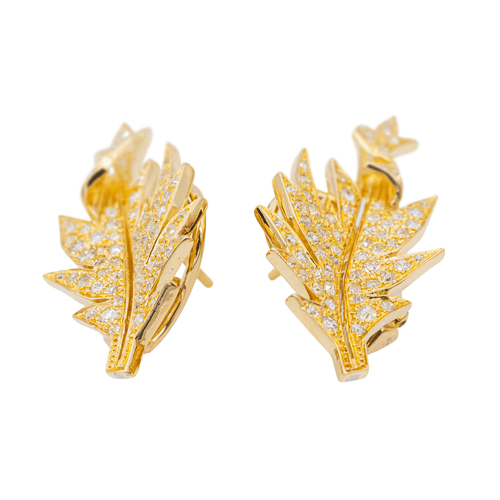 Boucles d'oreilles Boucles d'oreilles Or jaune Diamant 58 Facettes 3132894RV