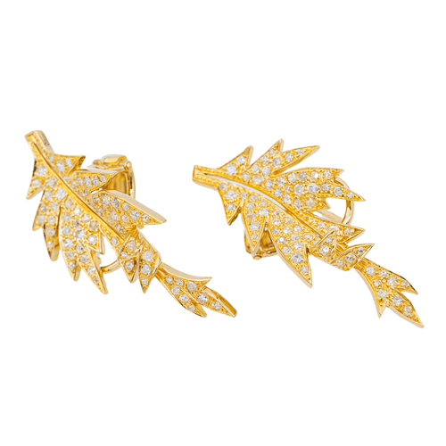 Boucles d'oreilles Boucles d'oreilles Or jaune Diamant 58 Facettes 3132894RV