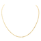 Collier Collier maille forçat en or jaune 18 carats 58 Facettes 3136359CN