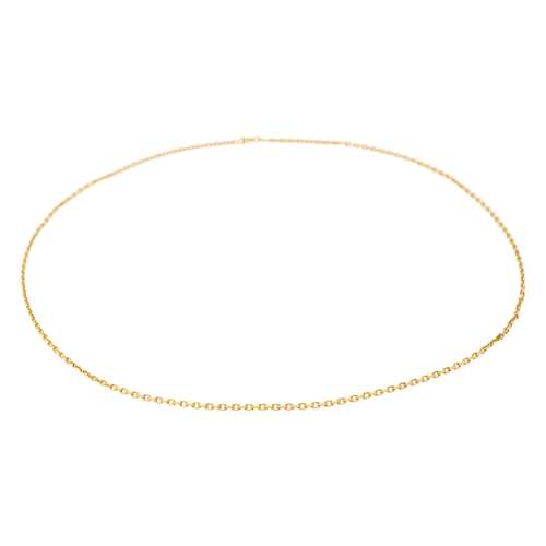 Collier Collier maille forçat en or jaune 18 carats 58 Facettes 3136359CN