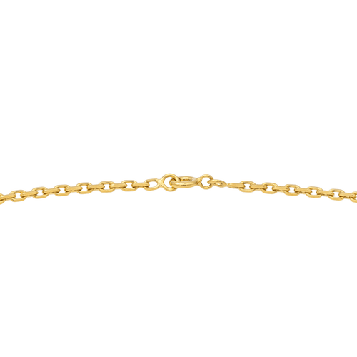 Collier Collier maille forçat en or jaune 18 carats 58 Facettes 3136359CN