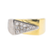 Bague 54 Bague Or jaune, Or blanc Diamant 58 Facettes 3141366RV