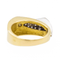 Bague 54 Bague pavée de diamants en or jaune et or blanc 18 carats 58 Facettes 3141366RV