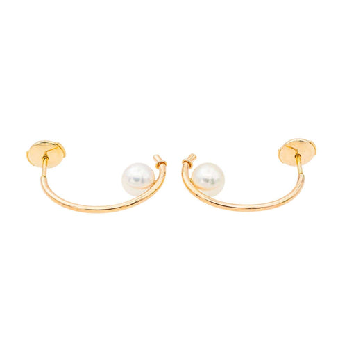 Boucles d'oreilles Boucles d’oreilles en or rose 18 carats avec perles de culture 58 Facettes 3144780CN