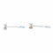 Boucles d'oreilles Boucles d'oreilles Pendantes Or blanc Aigue marine 58 Facettes 3145033CN