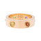 Bague 50 Cartier Love - Bague en or rose 18 carats sertie de pierres 58 Facettes 3146952CN