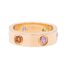 Bague 50 Cartier Love - Bague en or rose 18 carats sertie de pierres 58 Facettes 3146952CN