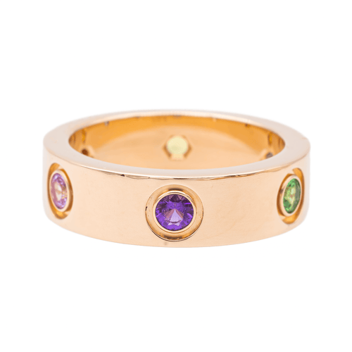 Bague 50 Cartier Bague Love Or rose Saphir, Grenat, Améthyste 58 Facettes 3146952CN