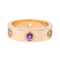 Bague 50 Cartier Love - Bague en or rose 18 carats sertie de pierres 58 Facettes 3146952CN