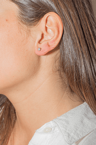 Boucles d'oreilles Boucles d'oreilles Puces Or blanc Diamant 58 Facettes 3148550CN